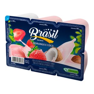 Bebida Láctea Brasil Coco e Morango 540g