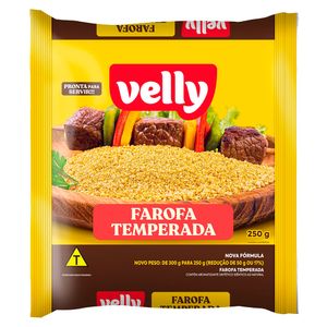 Farofa de Mandioca Velly Temperada 250g