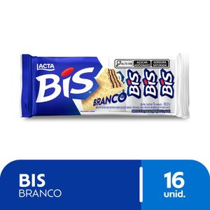 Wafer Lacta Bis Cobertura Chocolate Branco 100.8g