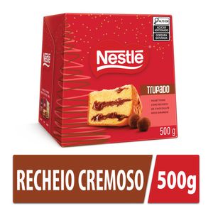 Panettone Nestlé Recheio Trufado Chocolate Meio Amargo Caixa 500g