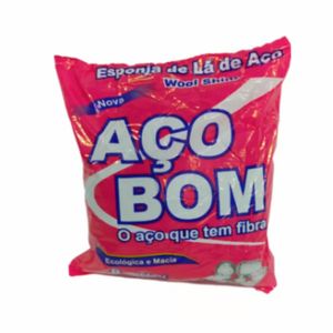 Esponja de Lã de Aço Aço Bom 44g