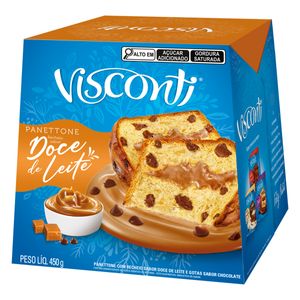 Panettone Visconti Doce de Leite Caixa 450g