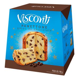 Panettone Visconti c/ Gotas de Chocolate 750g