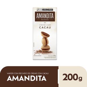 Biscoito Wafer Amandita Lacta 200g