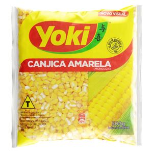 Canjica de Milho Yoki Amarela Tipo1 Pacote 500g