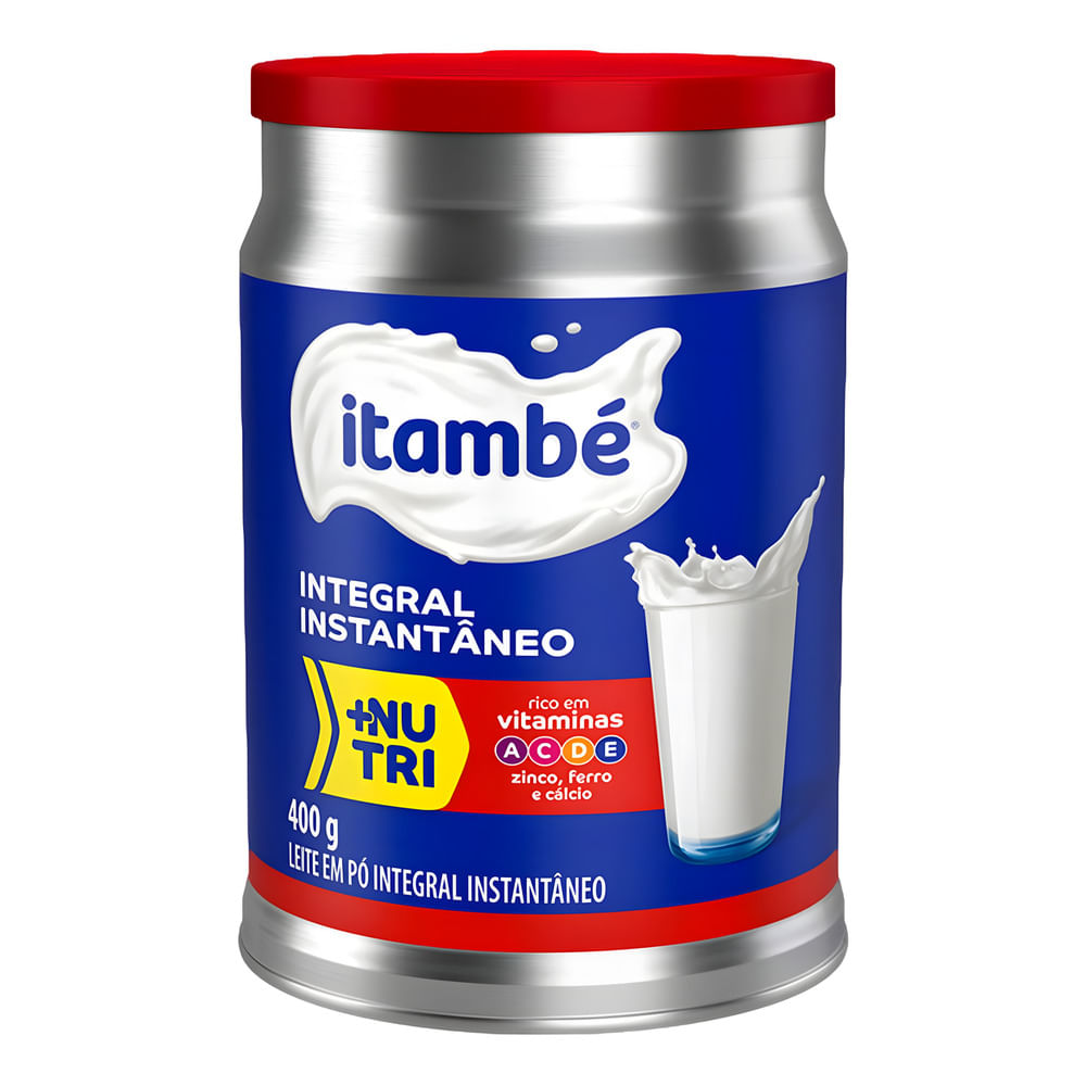 Leite em Pó Itambé Integral Lata 380g | Integral | Bretas