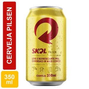 Cerveja Skol Pilsen Lata 350ml
