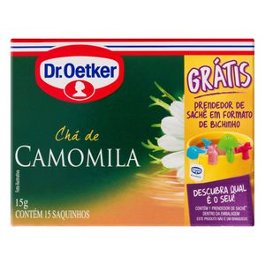 Chá Dr.Oetker Camomila 15g com 10 Saquinhos
