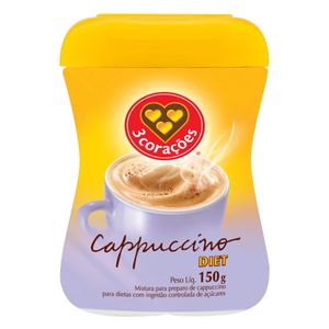 Cappuccino 3 Corações Diet 150g