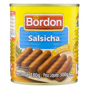 Salsicha Viena Bordon Lata 180g