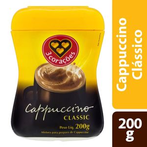 Cappuccino 3 Coraçõees Clássico 200g