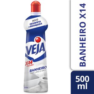 Limpador p/ Banheiro Tira Limo Veja X14 c/ Cloro 500ml
