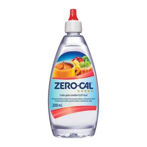 Adoçante Líquido Zero-Cal Sacarina 200ml