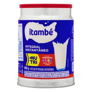 Leite em Pó Itambé Instantâneo Integral Lata 380g