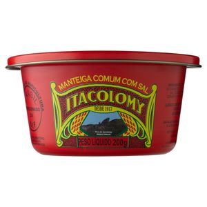 Manteiga Itacolomy com Sal Lata 200g