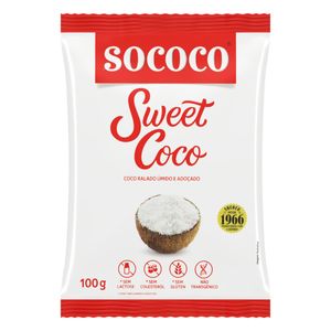 Coco Ralado Sococo Sweet Adoçado 100g