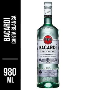 Rum Bacardi Carta Blanca 980ml