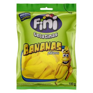 Bala de Gelatina Fini Banana 80g