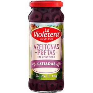 Azeitona Preta La Violetera Fatiada 160g