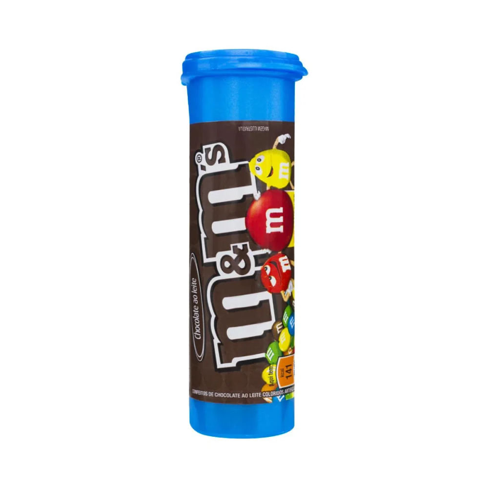 Confeito M&Ms Chocolate Ao leite Tubo 30g, Chocolate