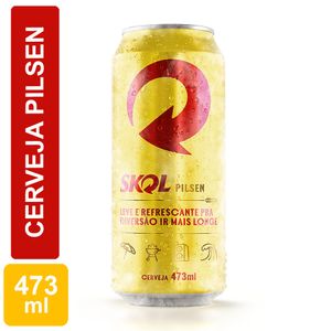 Cerveja Skol Pilsen Lata 473ml