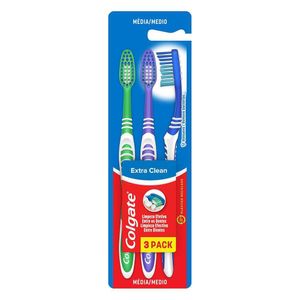 Escova Dental Colgate Extra Clean Leve 3 Pague 2