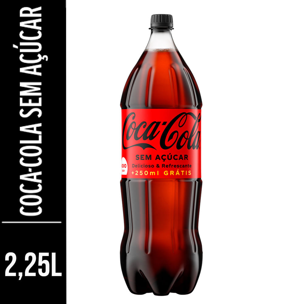Refrigerante Coca-Cola sem Açúcar Pet 2 Litros Grátis 250ml | Bretas ...