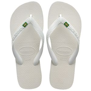 Sandália Havaianas Brasil Branca Masculina 41/42