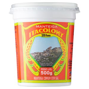 Manteiga Itacolomy Comum com Sal Pote 500g