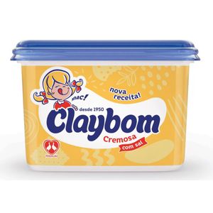 Margarina Cremosa c/ sal Claybom Pote 500g