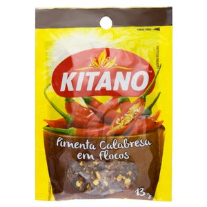 Pimenta Calabresa Kitano em Flocos Pacote 13g