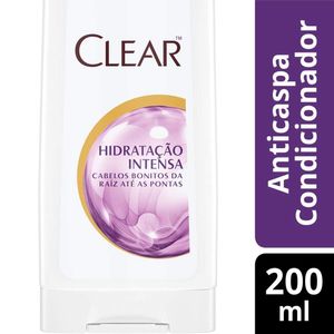 Condicionador Clear Anticaspa Hidratação Intensa Frasco 200ml