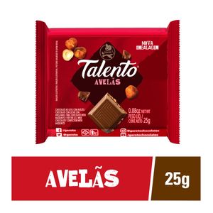 Chocolate Garoto Talento Avelã 25g