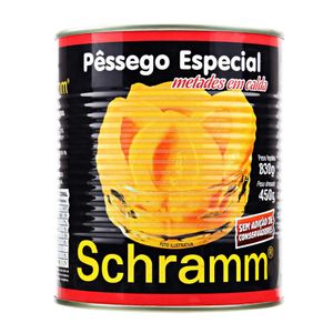 Pêssego em Calda Schramm Lata 450g