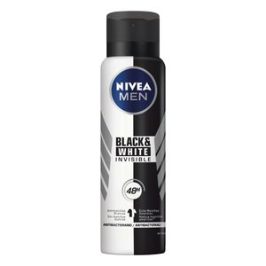 Desodorante Nivea Men Aerossol Invisible for Black & White 150ml/89g