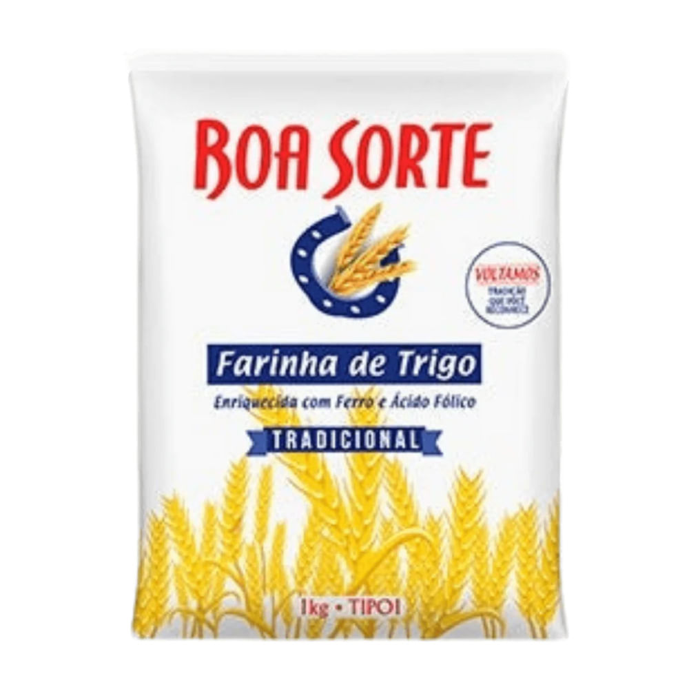 Farinha de Trigo Boa Sorte Especial 1Kg | Bretas Supermercado