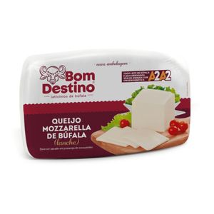 Queijo Muçarela de Búfala Bom Destino Lanche