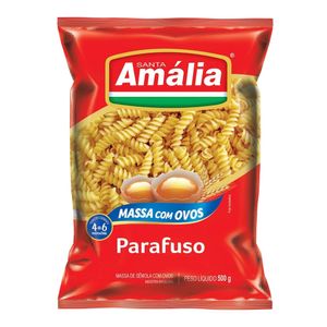 Massa Santa Amália Parafuso c/ Ovos 500g