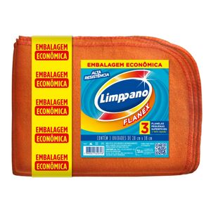 Flanela Limppano Embalagem Econômica