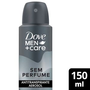 Antitranspirante Aerossol s/ Perfume 72h Dove Men+Care 150ml