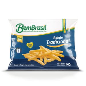 Batata Pré-Frita Palito Tradicional Bem Brasil Seleção Especial Congelada Pacote 400g