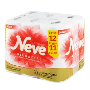 Papel Higiênico Neve Folha Dupla 30m Leve 12 Pague 11