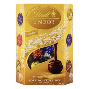 Chocolate Lindt Lindor Sortido Recheio Cremoso Caixa 200g