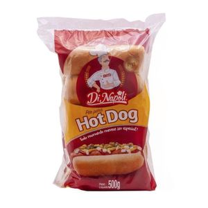 Pão de Hot Dog Di Napoli 500g