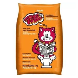 Areia Sanitária p/ Gatos Putz 4Kg