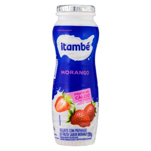 Iogurte Itambé Parcialmente Desnatado Morango Frasco 170g