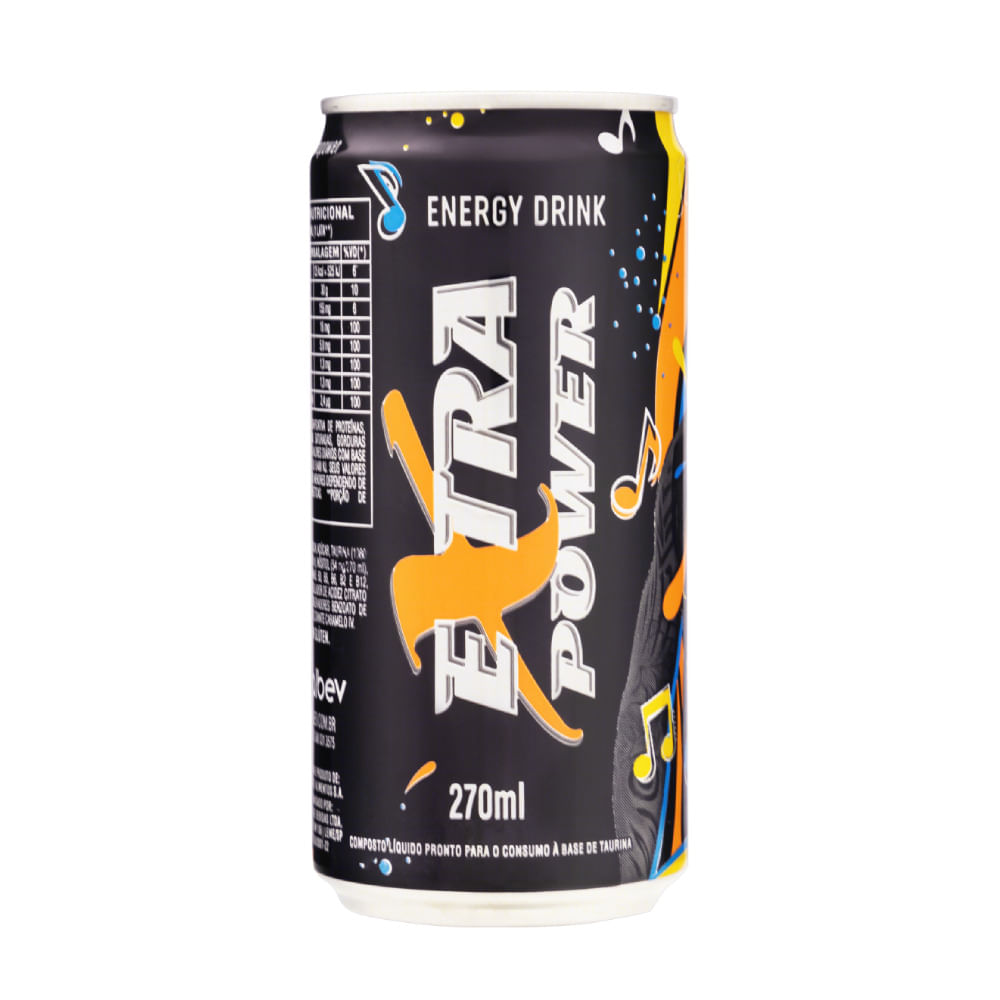 Energético Extra Power 270ml | Bretas Supermercado Energético Extra Power 270ml | Bretas Supermercado