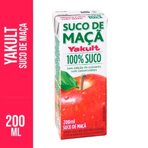 Suco Pronto Yakult s/ Açúcar Maçã 200ml