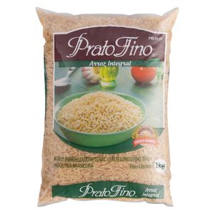 Arroz Integral Prato Fino 1Kg