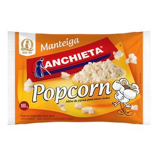 Pipoca p/ Micro-Ondas Anchieta Manteiga 100g